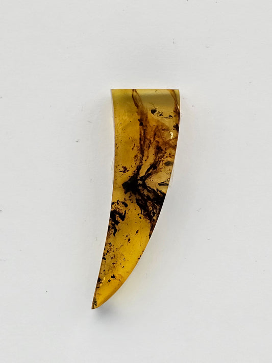 Amber authentic cabochon large