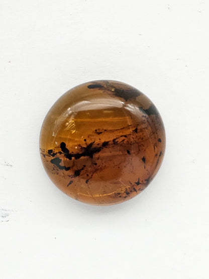 Amber authentic cabochon large