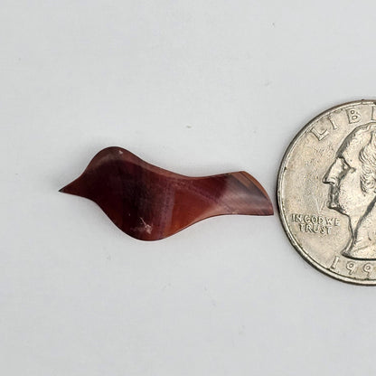 Carnelian Agate Bird Cabochon