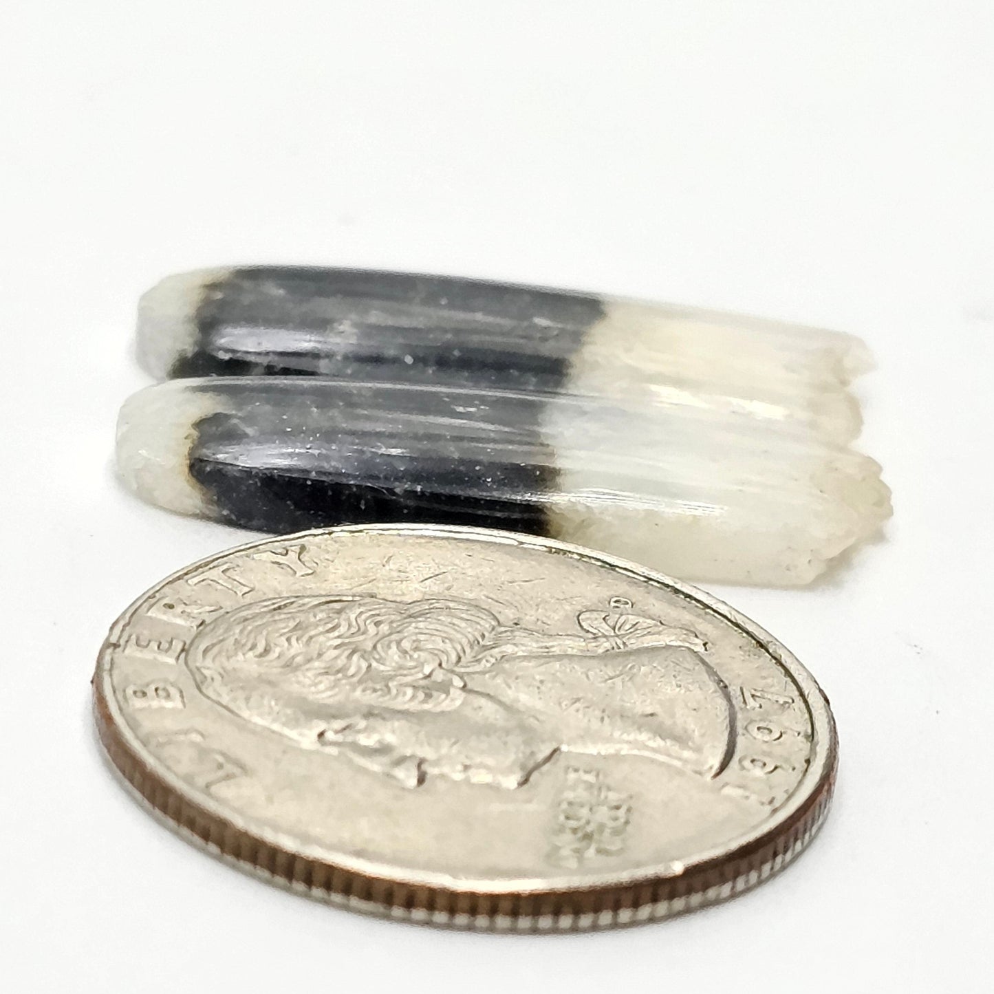 Yin Yang Agate Cabochon Pair