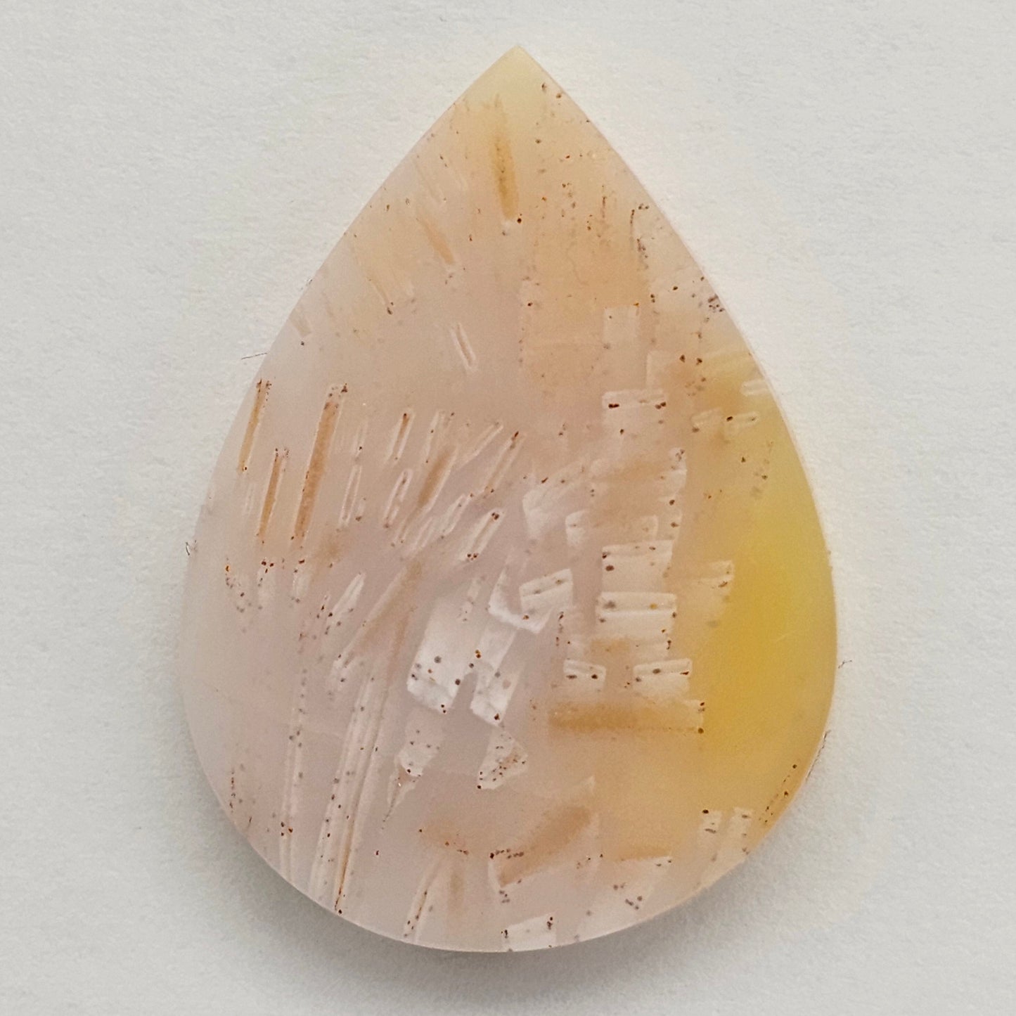 Tube Agate Cabochon Large