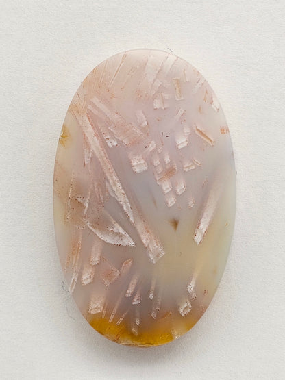 Tube Agate Cabochon Large