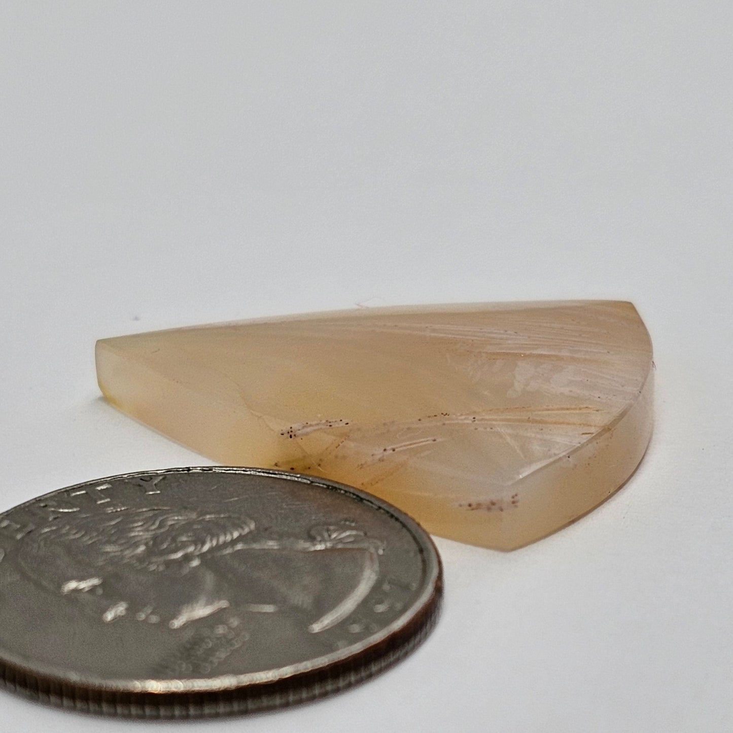 Tube Agate Cabochon Large
