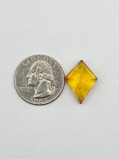 Amber authentic cabochon large