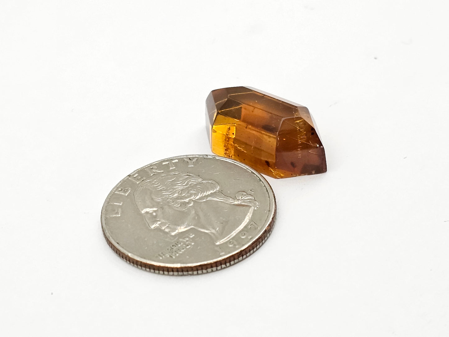 Amber authentic cabochon large