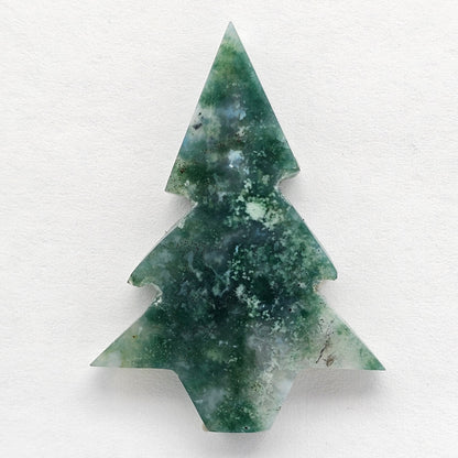 Moss Agate Tree Cabochon