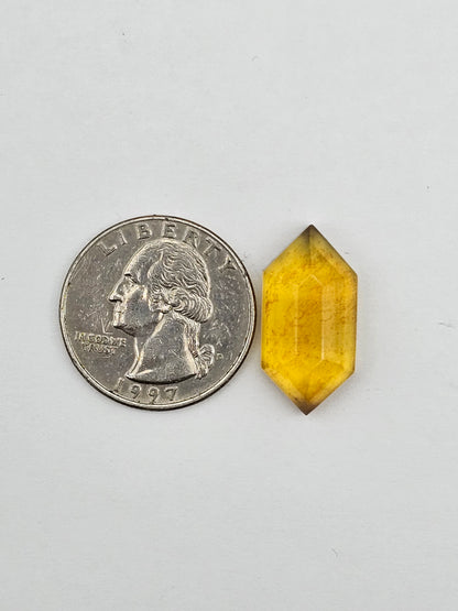 Amber authentic cabochon large