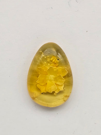Amber authentic intaglio cabochon large