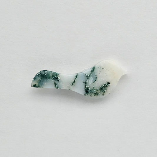 Moss Agate Bird Cabochon