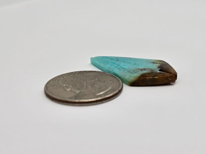 Chrysocolla Cabochon Pair