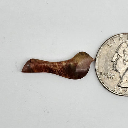 Petrified Wood Bird Cabochon