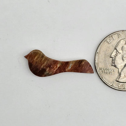 Petrified Wood Bird Cabochon