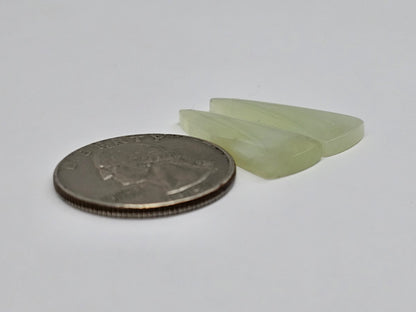 Jade Cabochon Pair