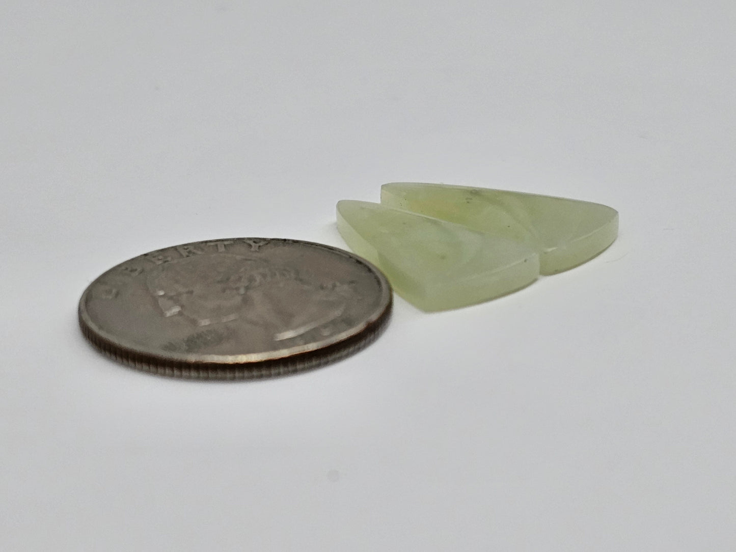 Jade Cabochon Pair