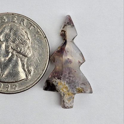 Moss Agate Tree Cabochon