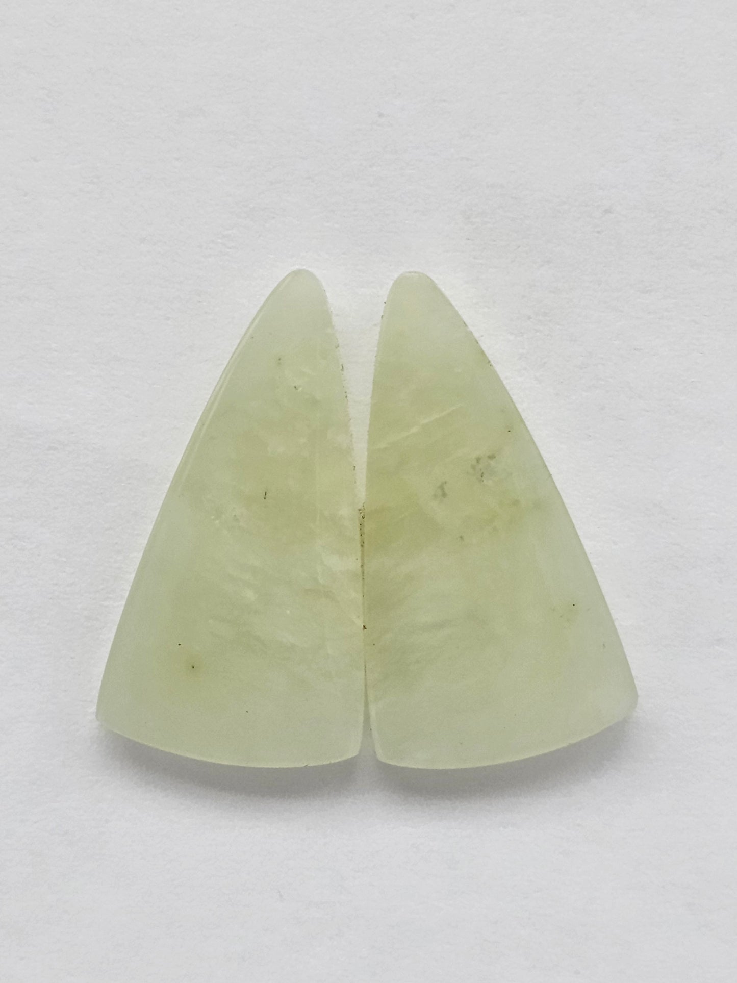 Jade Cabochon Pair