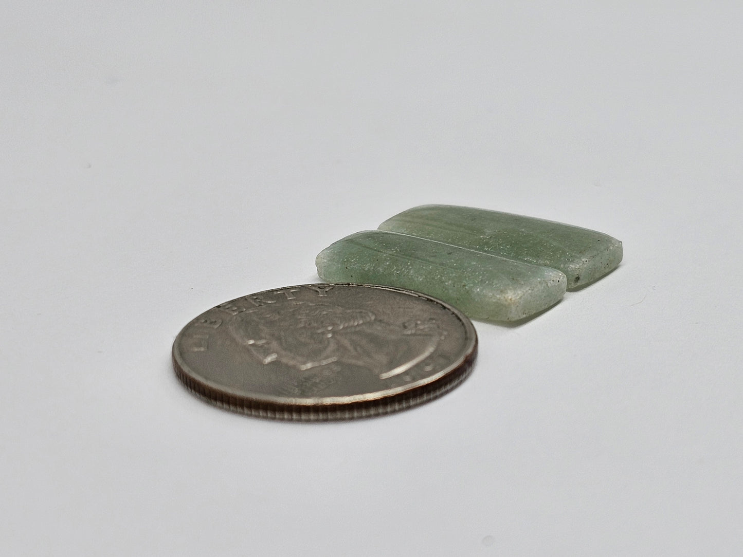 Jade Cabochon Pair