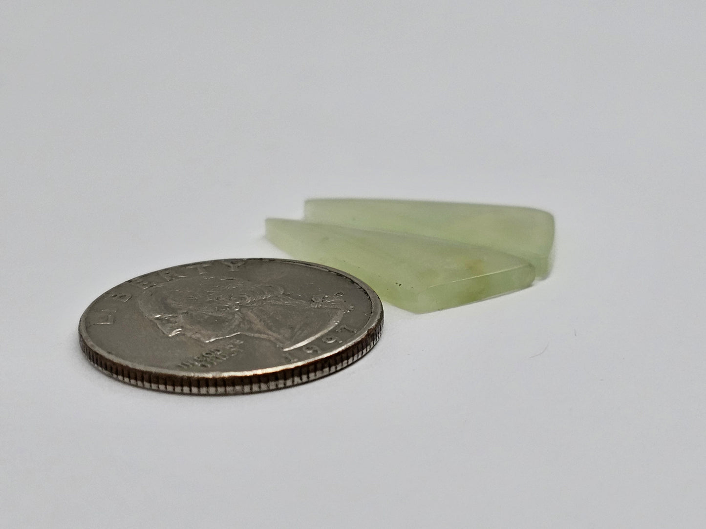 Jade Cabochon Pair