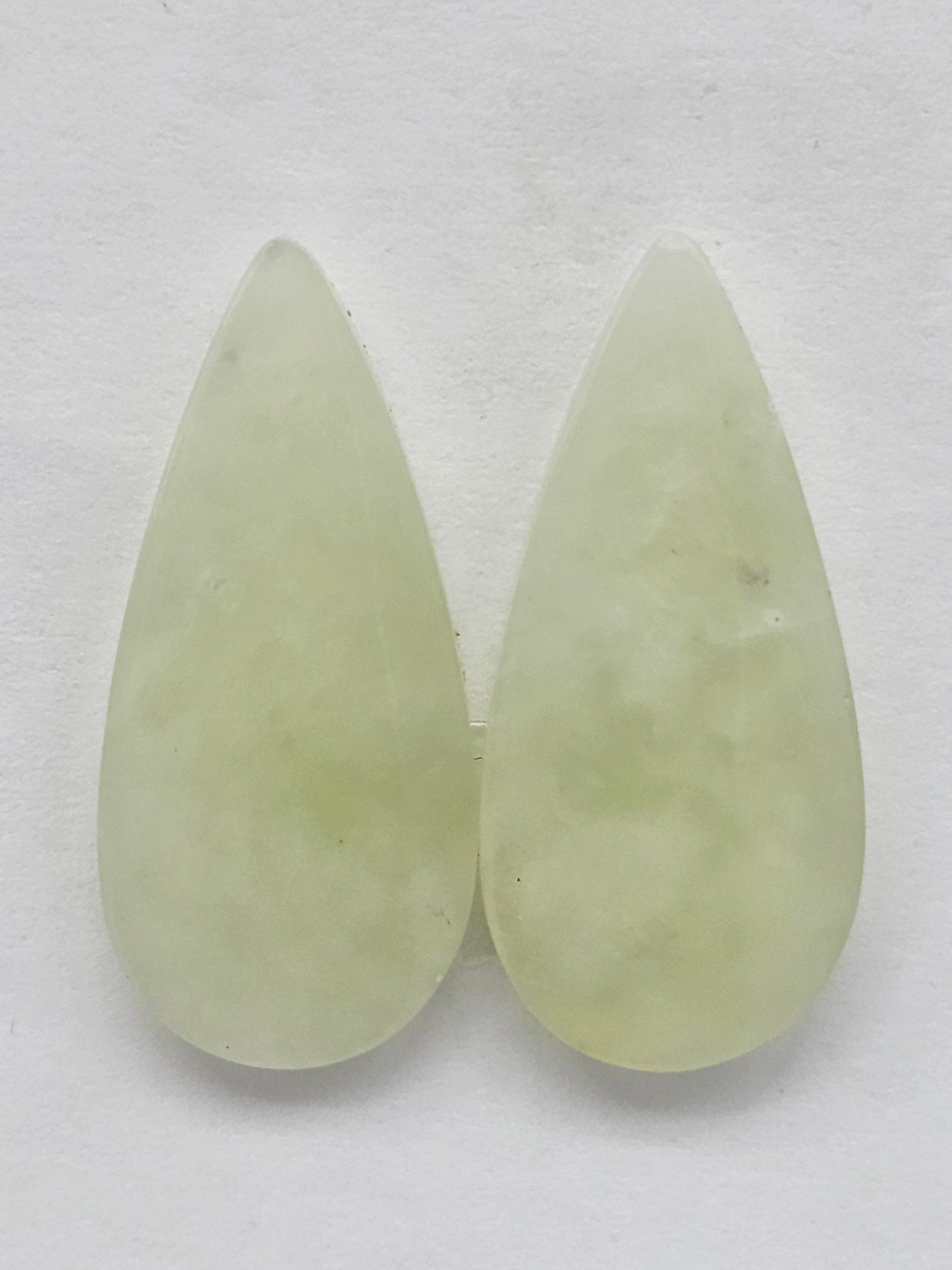 Jade Cabochon Pair