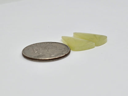 Jade Cabochon Pair