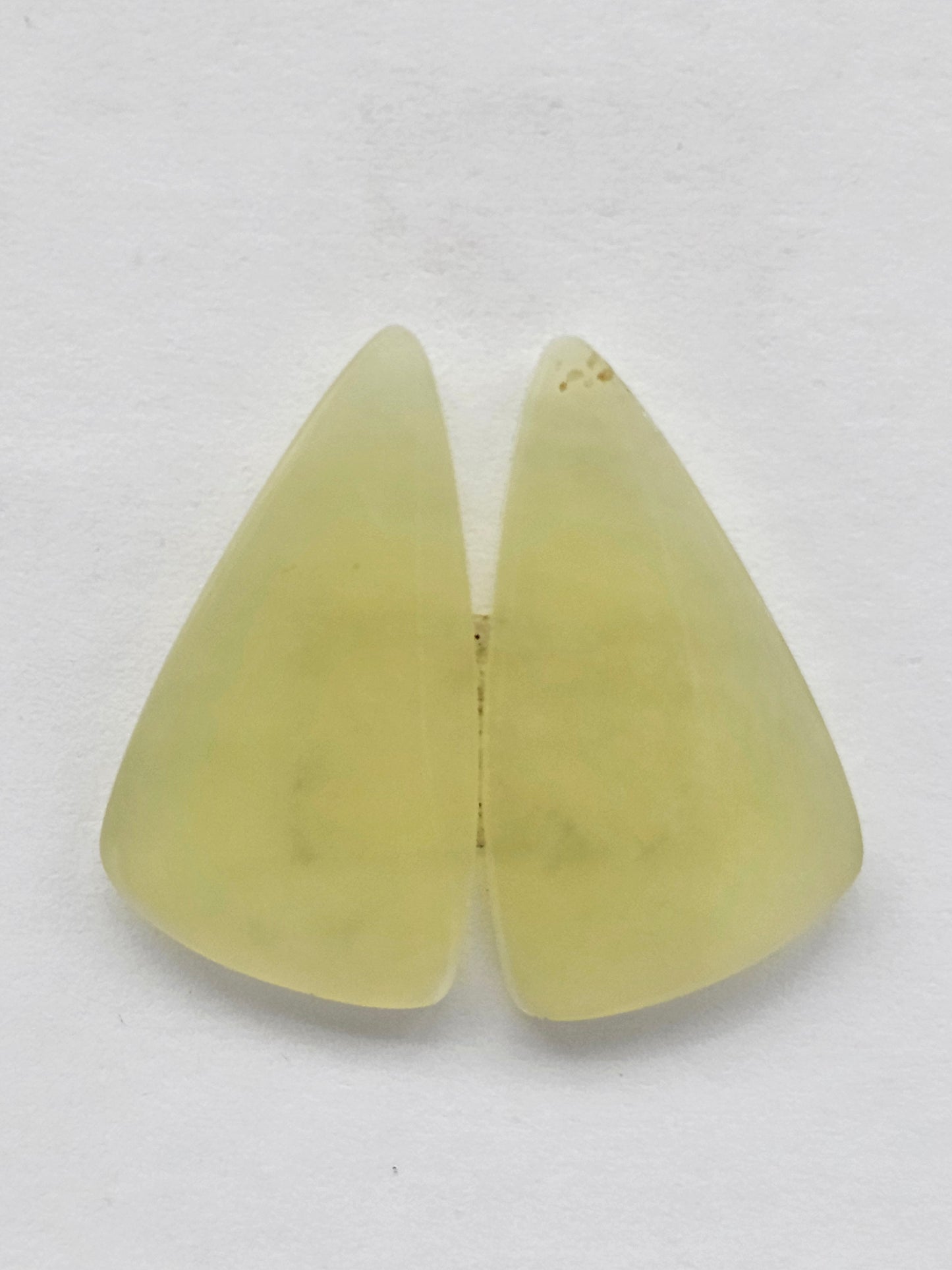 Jade Cabochon Pair