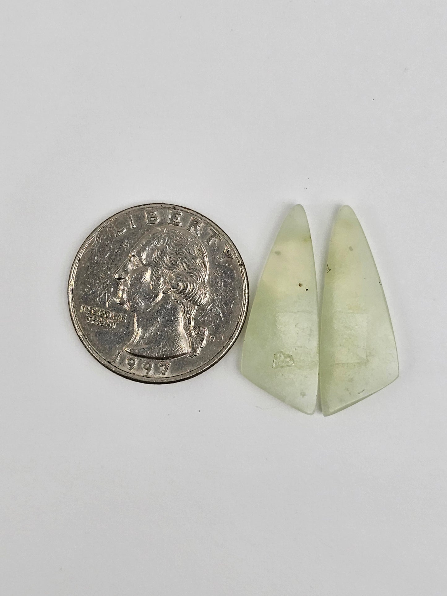 Jade Cabochon Pair