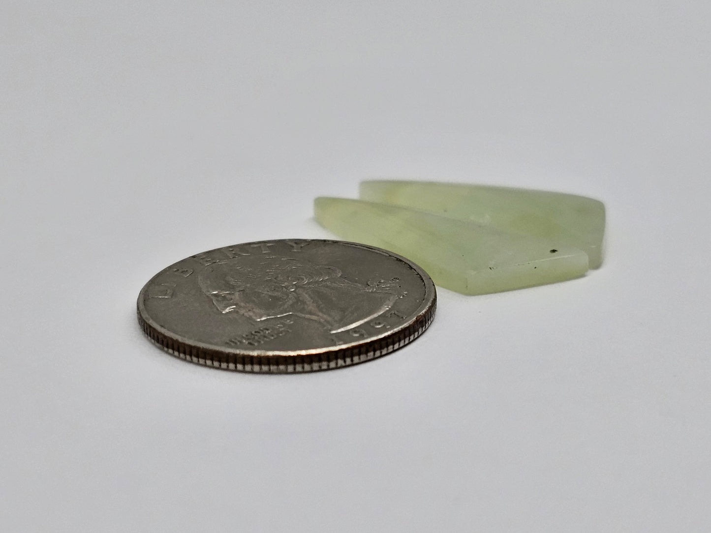 Jade Cabochon Pair