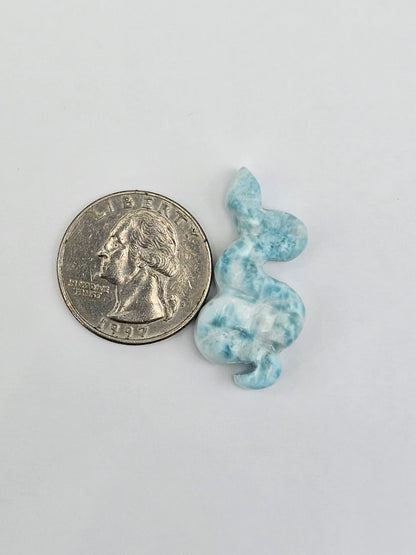 Larimar Snake Cabochon
