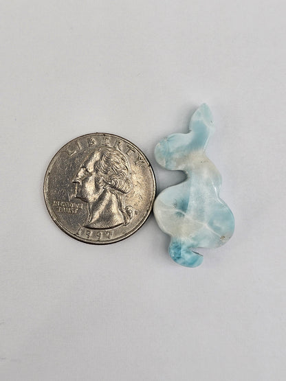 Larimar Snake Cabochon