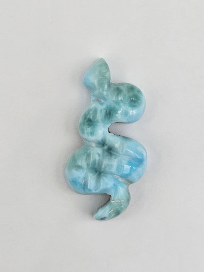 Larimar Snake Cabochon