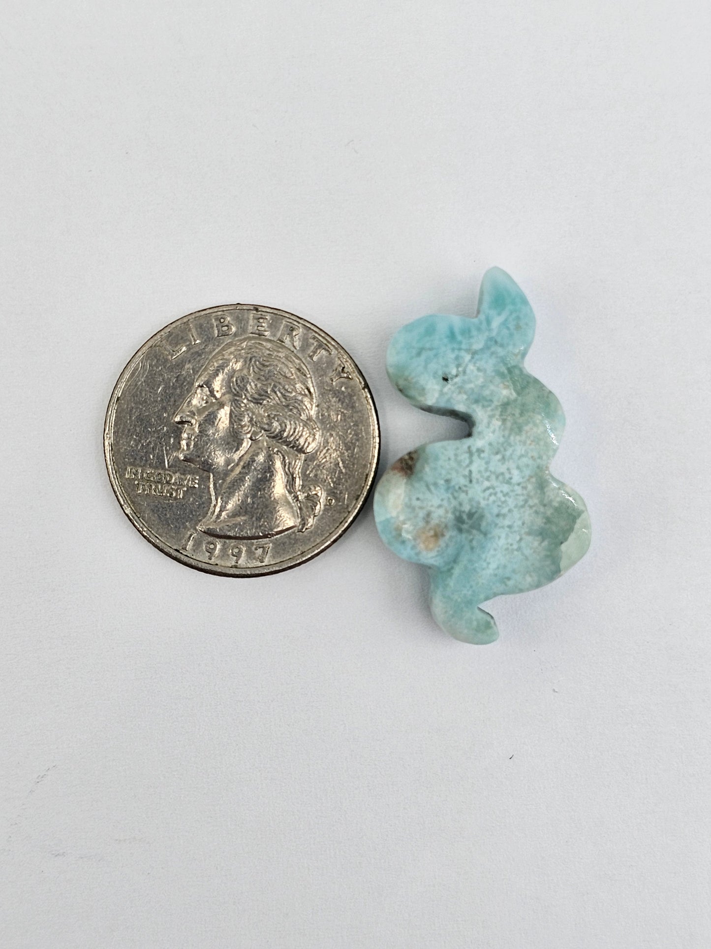 Larimar Snake Cabochon