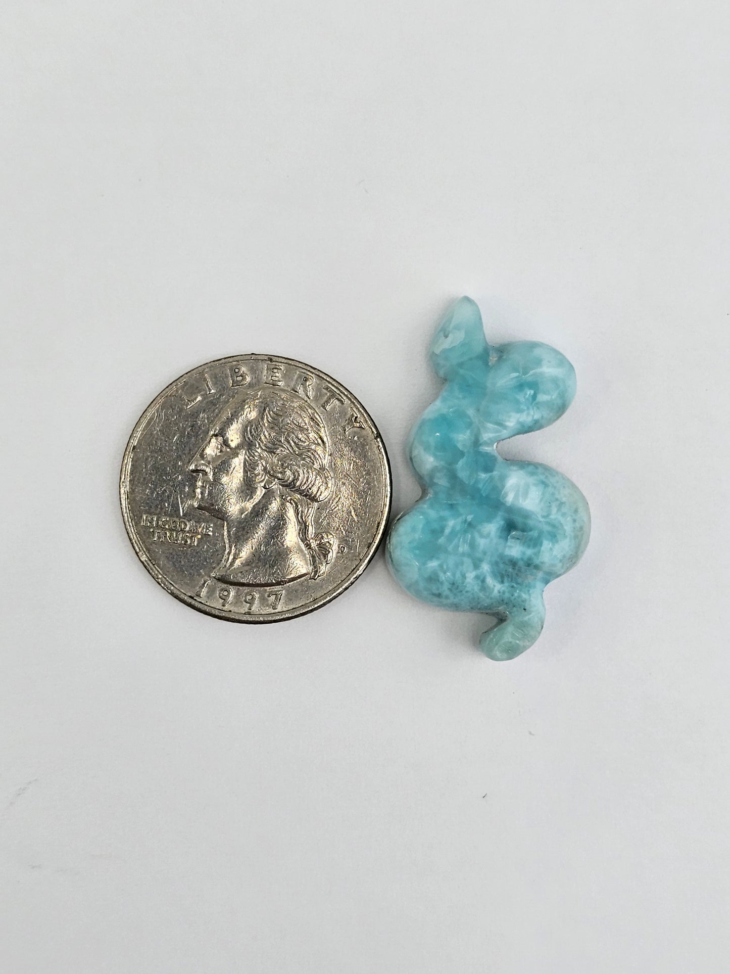 Larimar Snake Cabochon