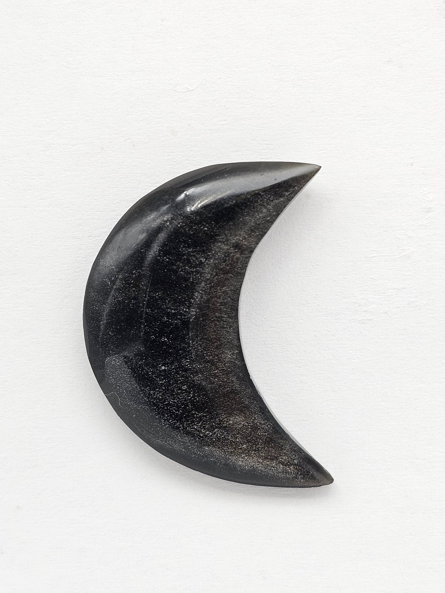 Gold sheen Obsidian Moon Cabochon