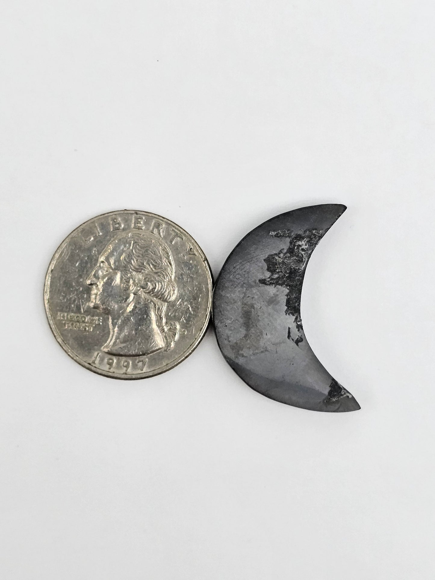 Gold sheen Obsidian Moon Cabochon