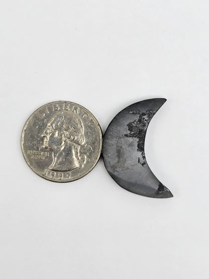 Gold sheen Obsidian Moon Cabochon