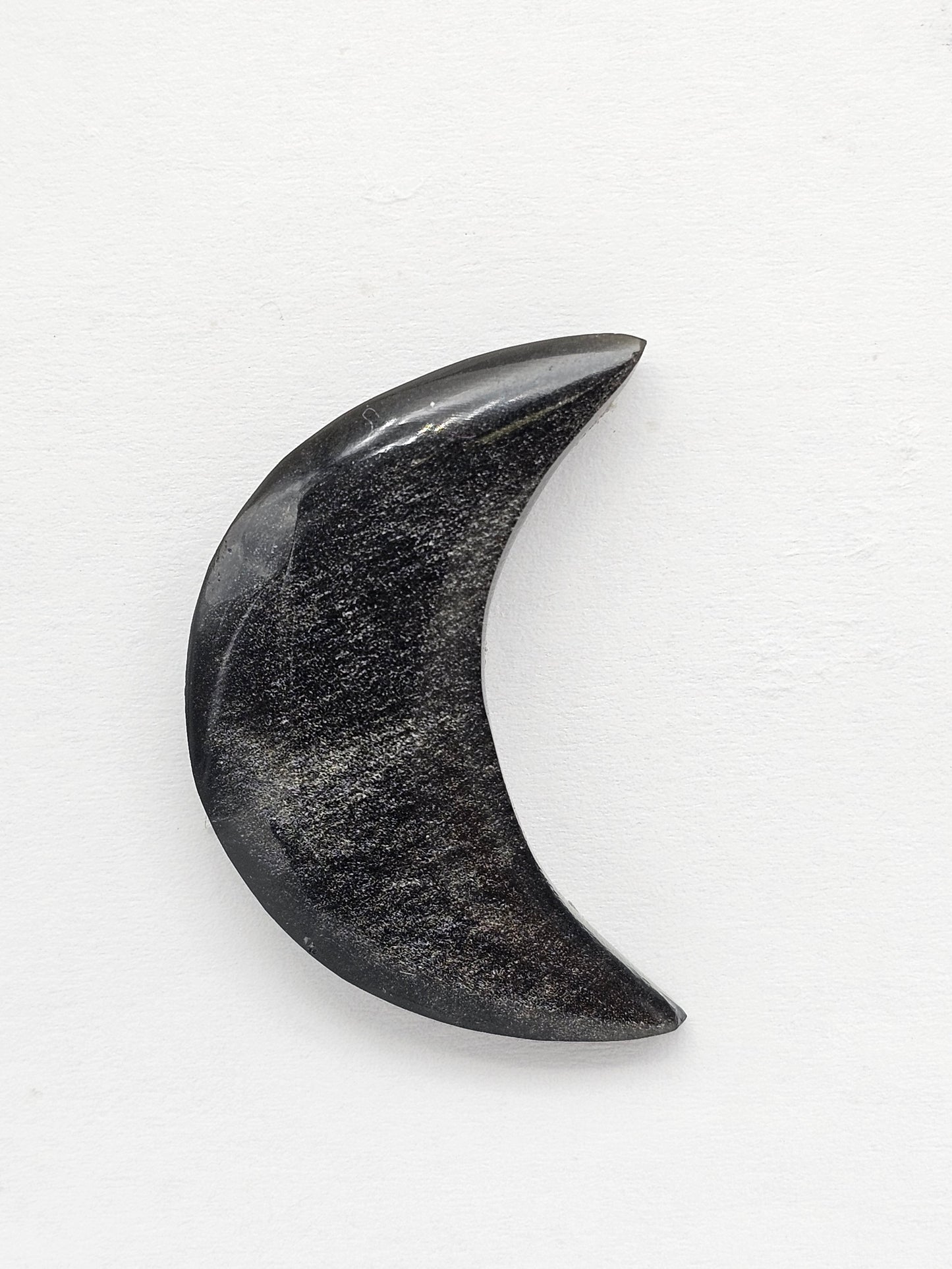 Gold sheen Obsidian Moon Cabochon