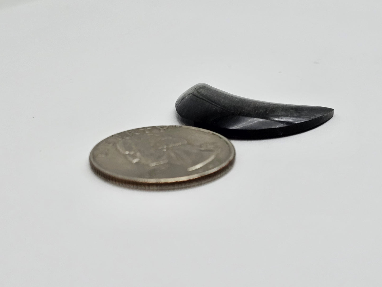 Silver Obsidian Moon Cabochon