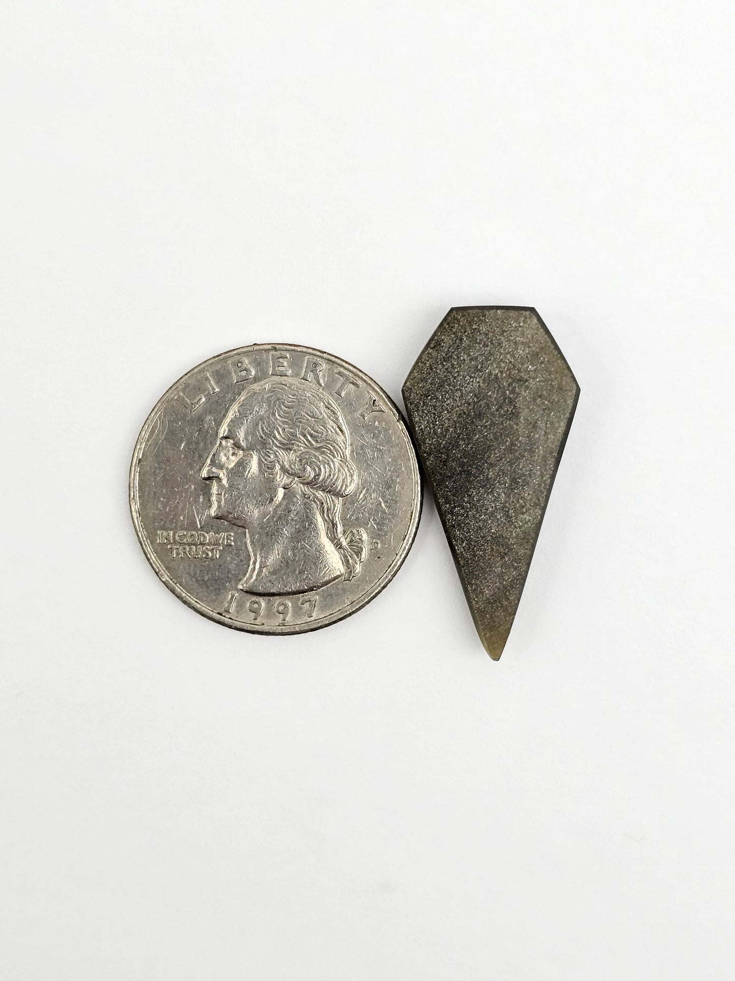 Obsidian Long Shield Cabochon