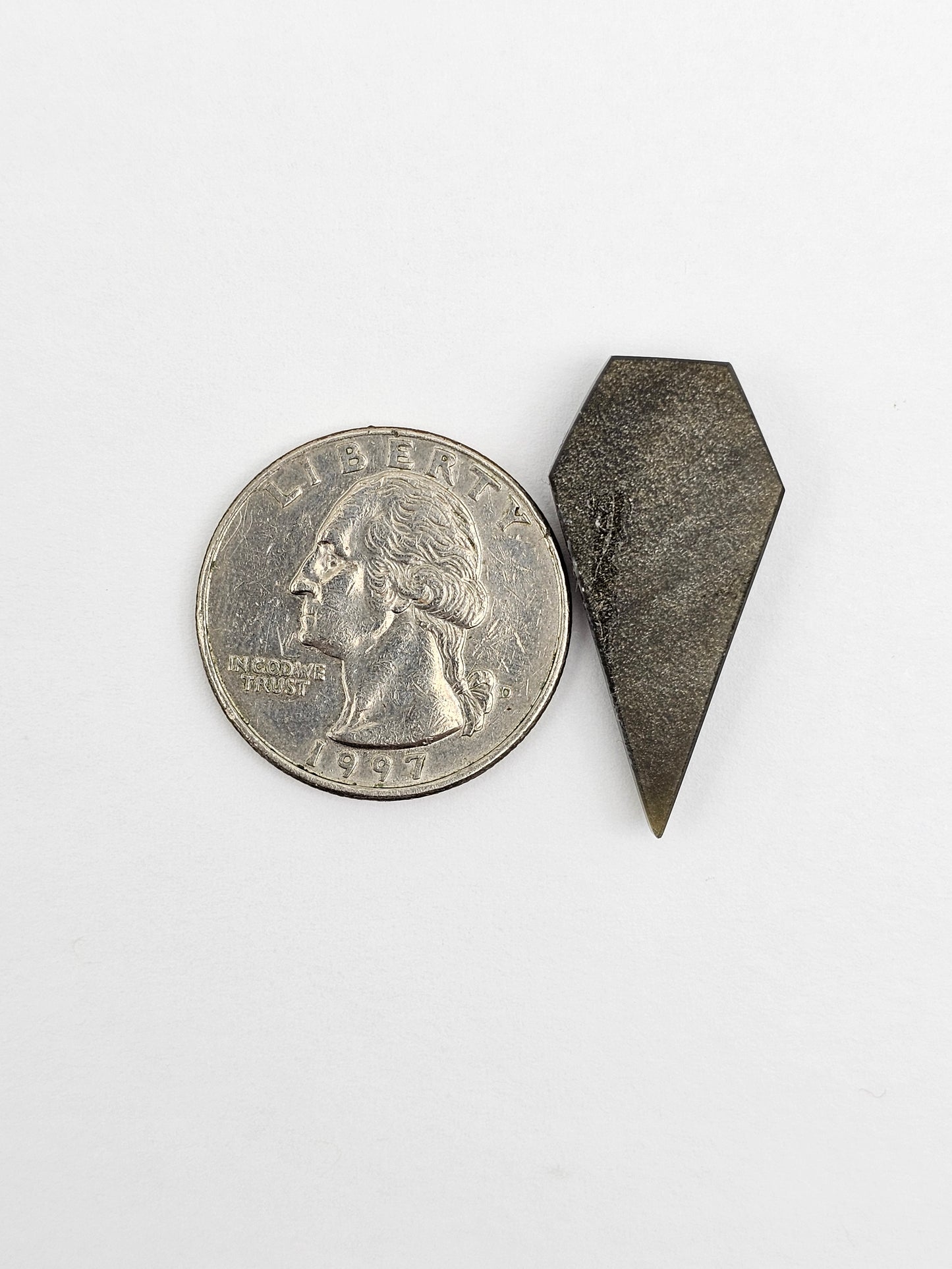 Obsidian Long Shield Cabochon