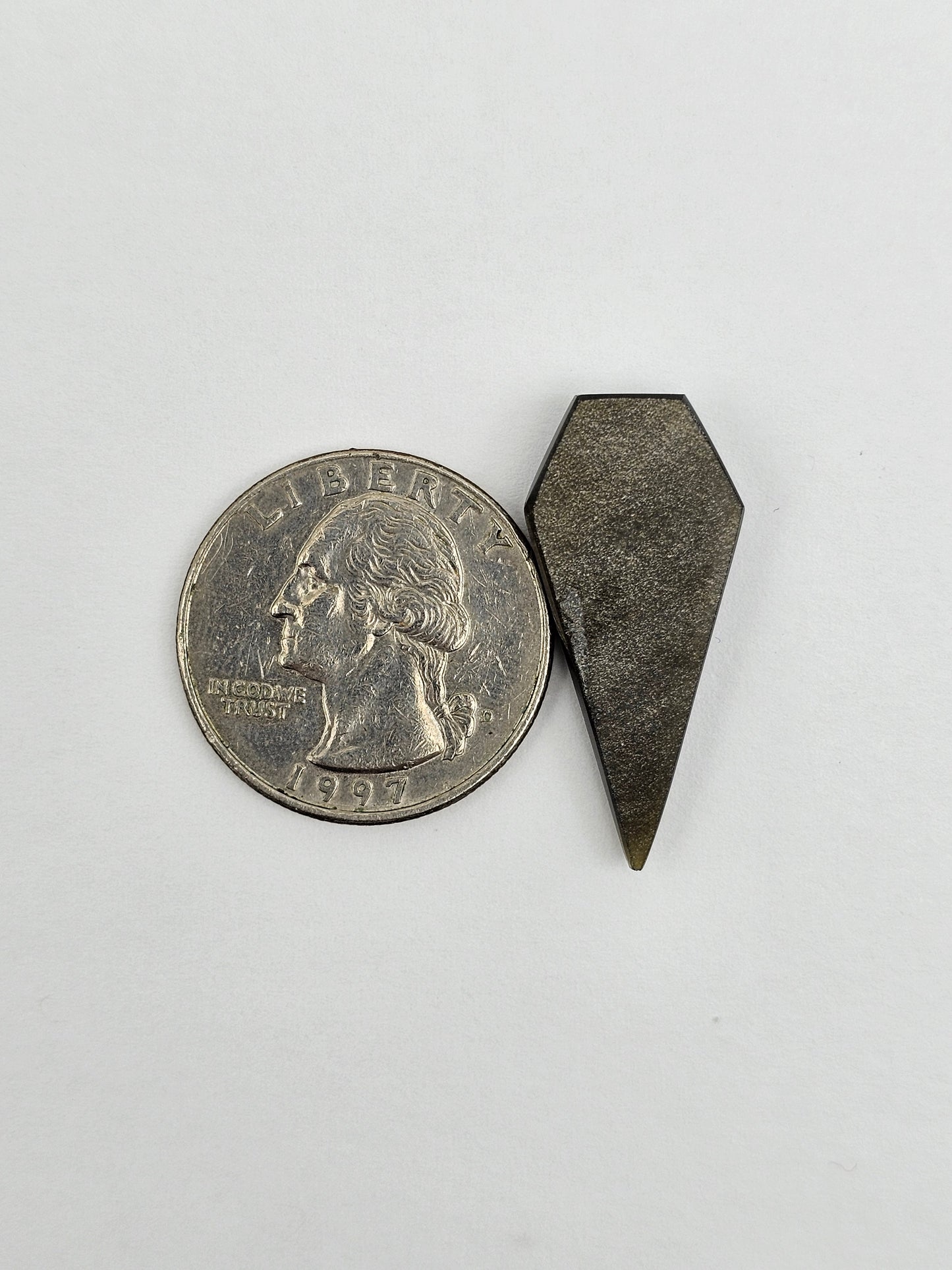 Obsidian Long Shield Cabochon