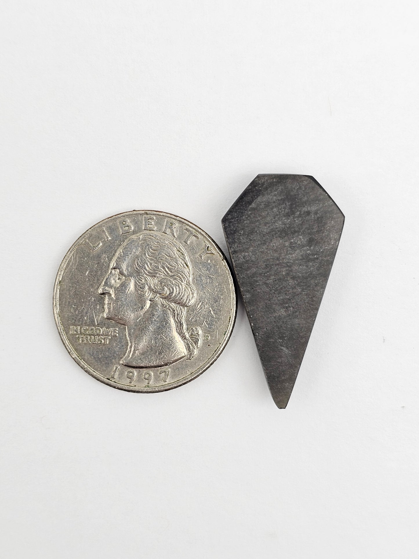 Obsidian Long Shield Cabochon