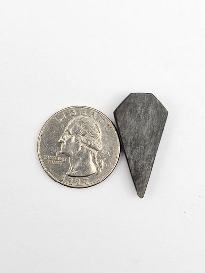 Obsidian Long Shield Cabochon