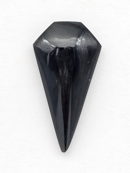 Obsidian Long Shield Cabochon