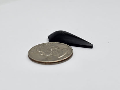 Obsidian Long Shield Cabochon