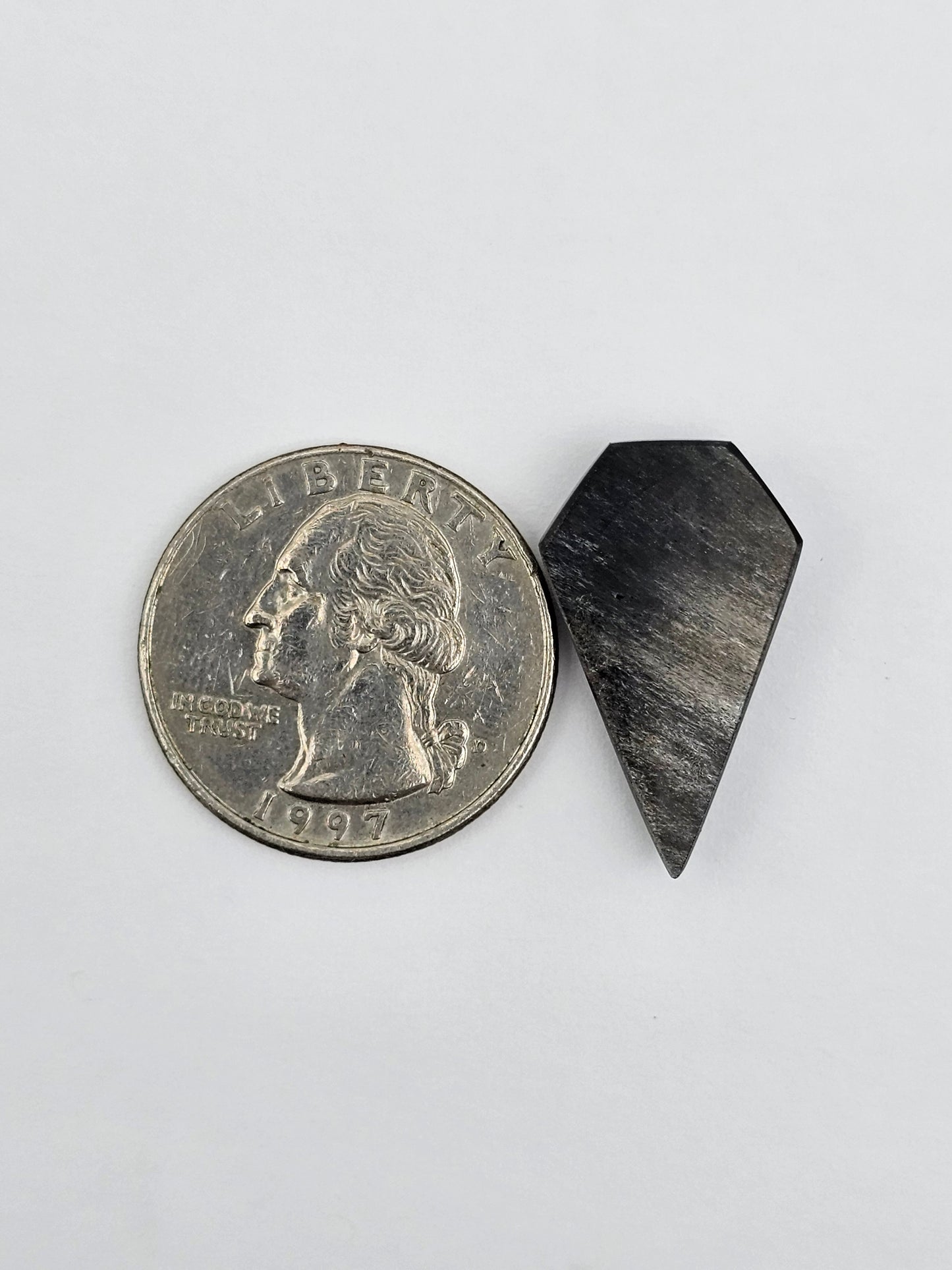 Obsidian Long Shield Cabochon