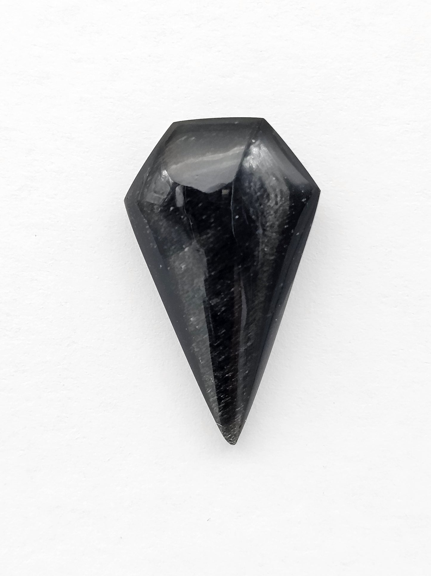 Obsidian Long Shield Cabochon