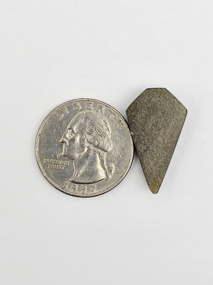 Obsidian Long Shield Cabochon