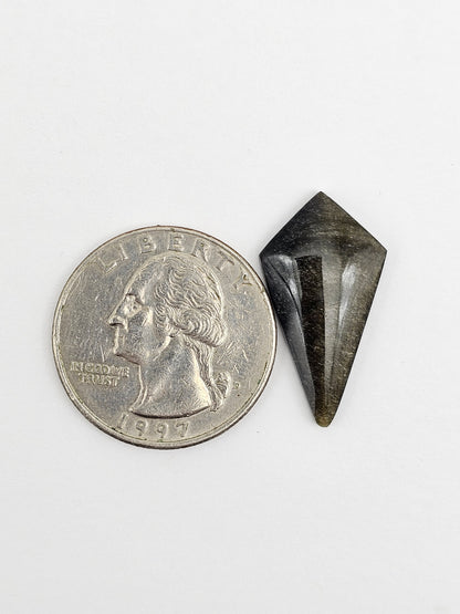 Obsidian Long Diamond Cabochon