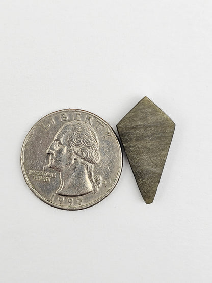 Obsidian Long Diamond Cabochon