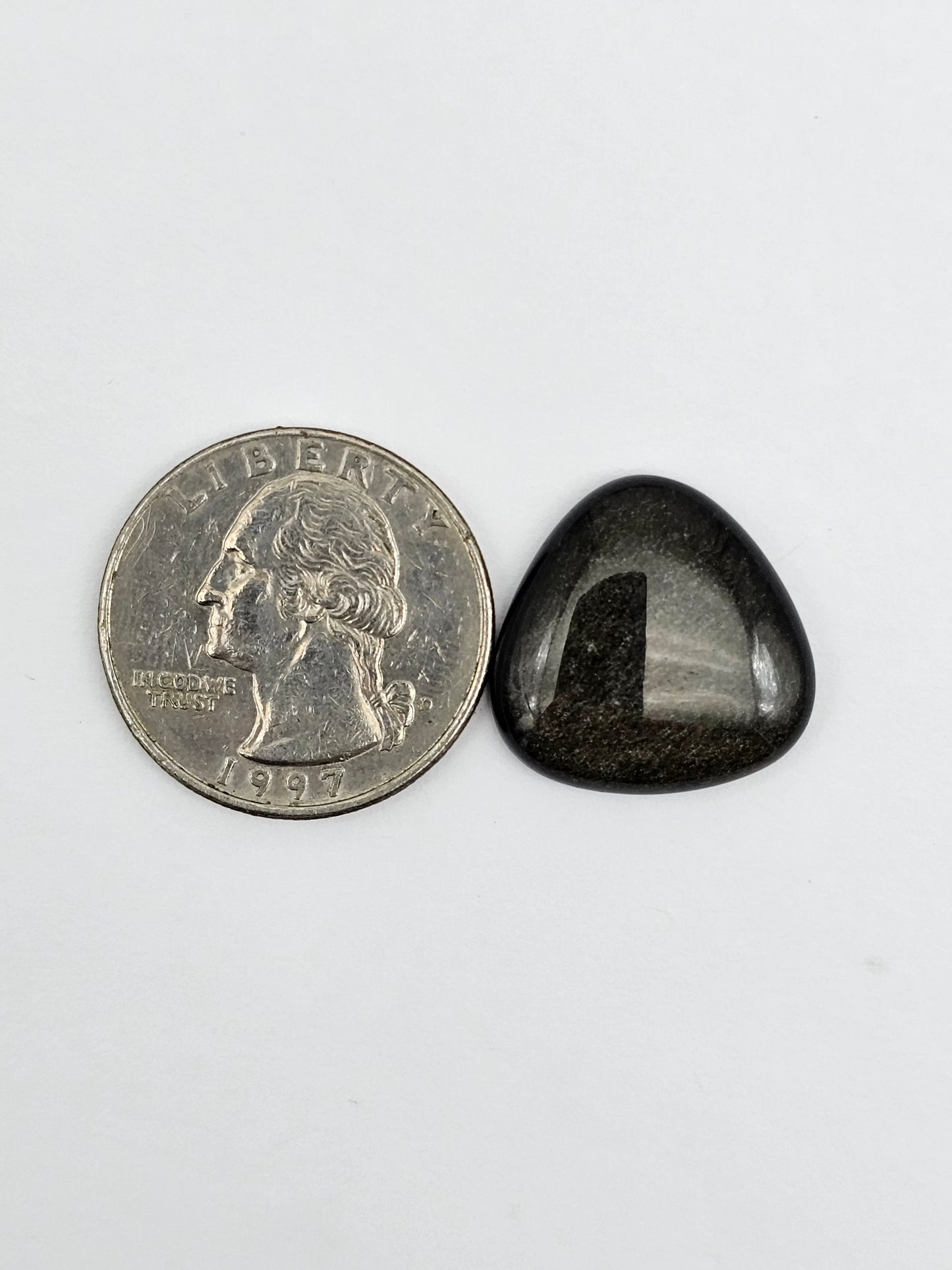 Obsidian Large Triangle Cabochon